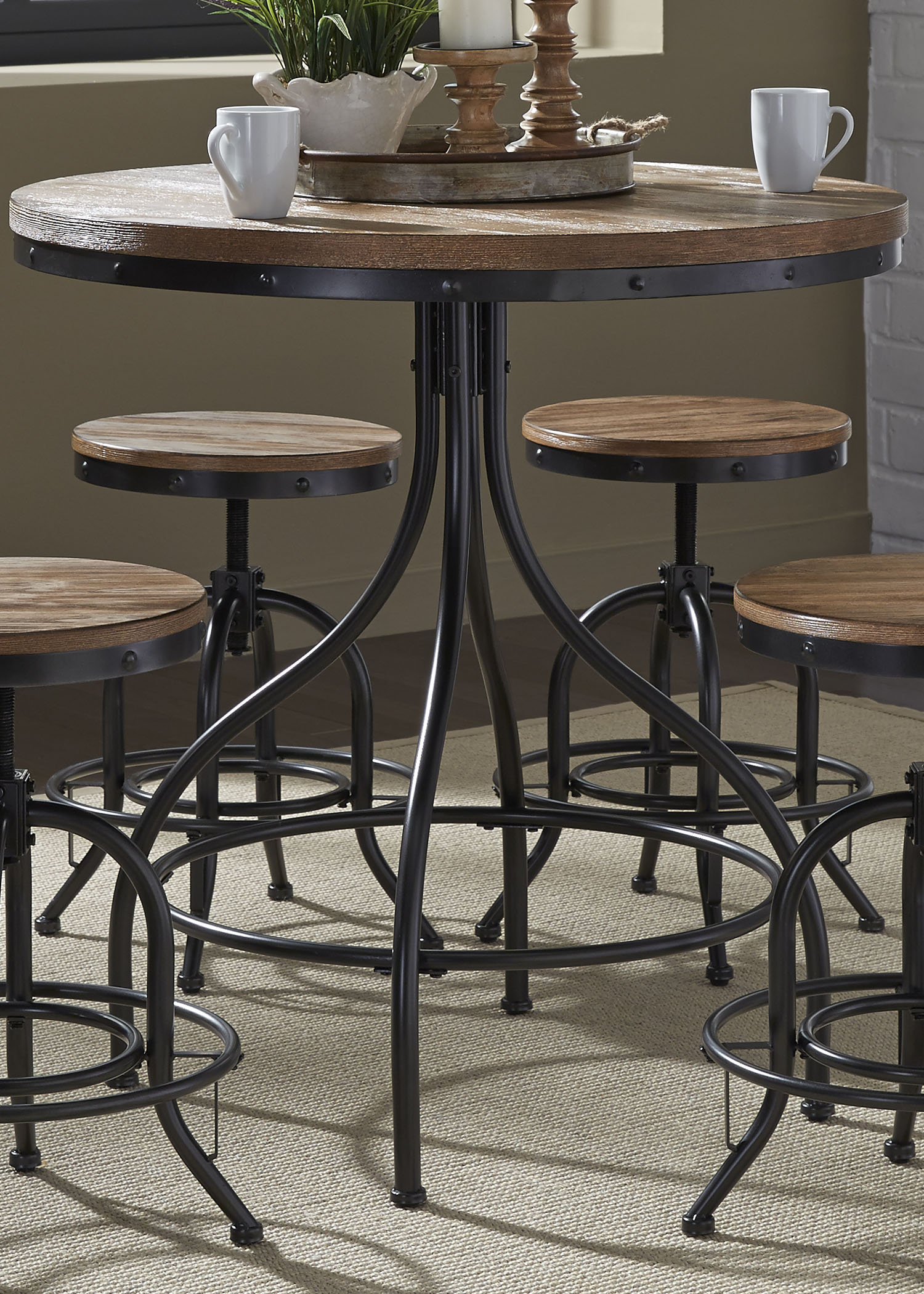 Vintage oak table and stool clearance